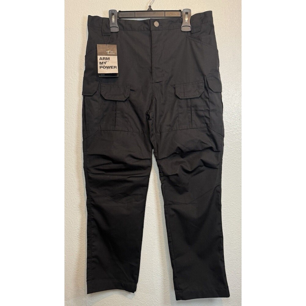 NEW Call Dragon Arm My Power Black Tactical Pants Multi Pocket Tactics Sz 2XL